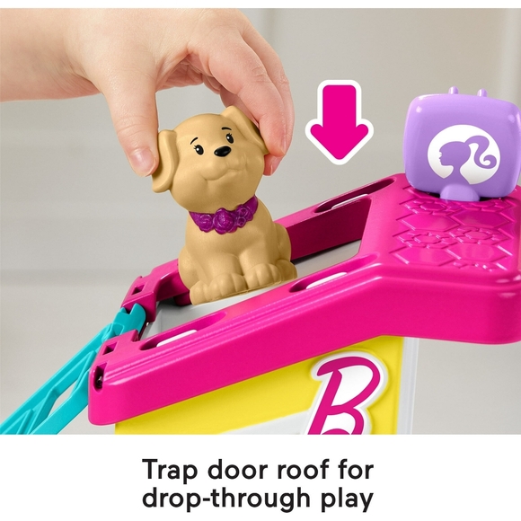 Fisher-Price Little People Barbie Play and Care Pet Spa Musical Toddler Playset. - Picture 4 of 7
